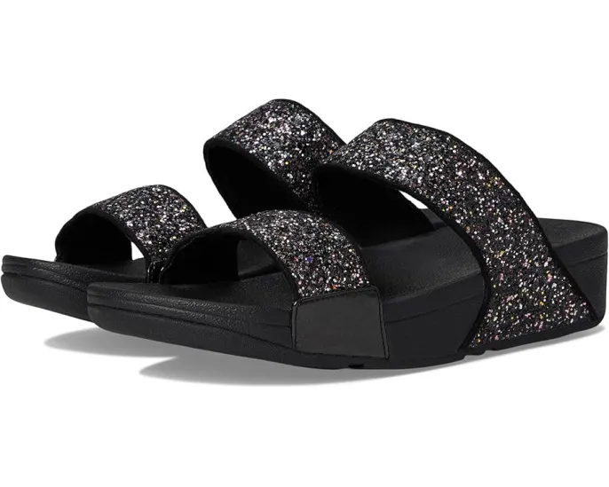 FitFlop слайды Lulu Multi-Tonal Glitter с микроволокном и амортизацией