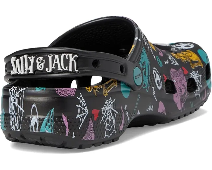 Клоги Crocs Jack Skellington с подсветкой по мотивам Кошмара перед Рождеством