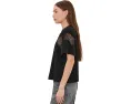 Футболка AllSaints Lisa Lace Tee с кружевными вставками