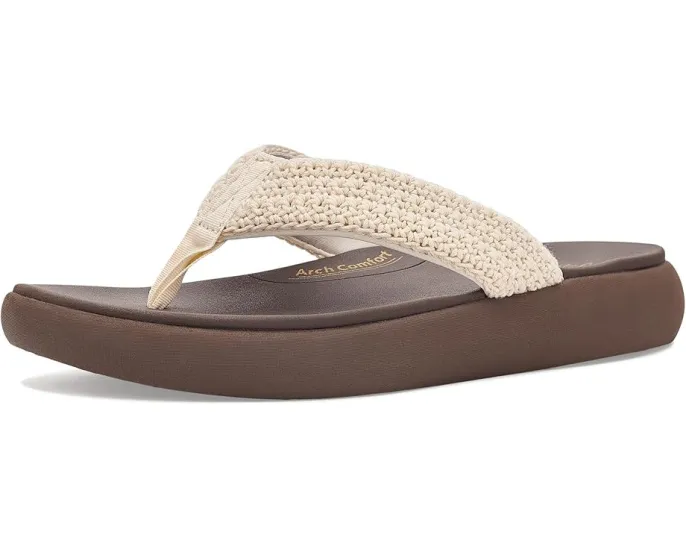 Сандалии SKECHERS Asana Luxe Valley Chic 2 с плетеным трикотажным верхом и просторной посадкой