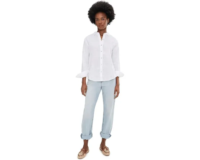 Рубашка Tommy Bahama с длинными рукавами и вышитой пальмой из льна