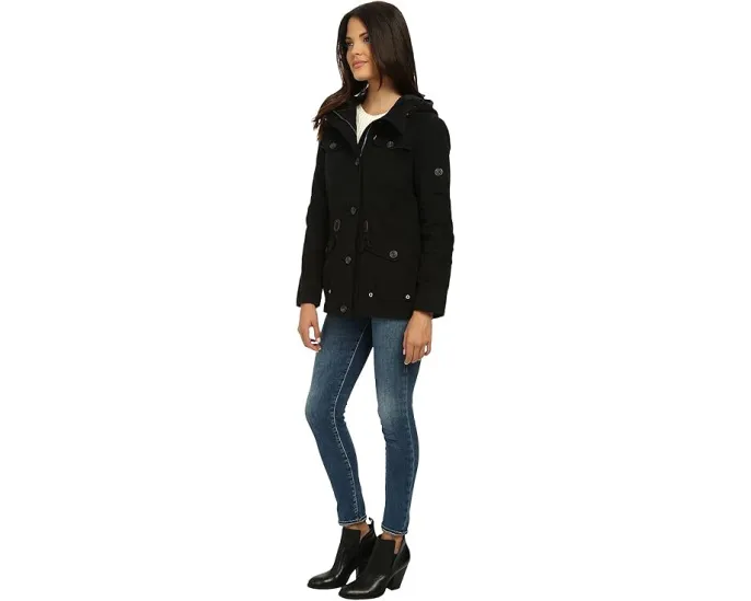 Куртка Levi's Washed Cotton Military с капюшоном и четырьмя карманами