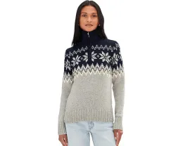 Свитер Dale of Norway Myking из воздушной мериносовой шерсти с полузастежкой