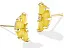 Серьги Kendra Scott Lemon Stud в форме ломтика лимона
