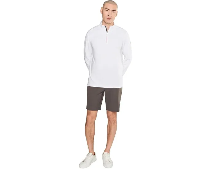 Vineyard Vines Полузип Performance Club из ткани с защитой от складок
