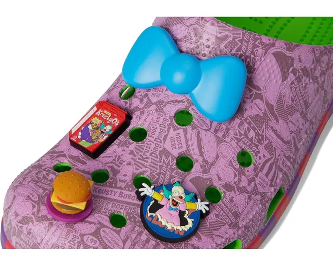 Кроксы The Simpsons Krusty Classic Clog с 6 аксессуарами Jibbitz
