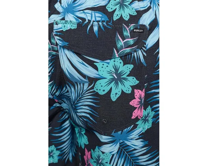Плавки Hurley Floral Volley с цветочным принтом и защитой UPF 50+