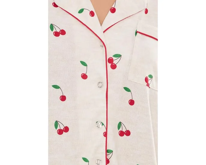 Пижамный комплект Splendid Flora из мягкой ткани Pillowsoft с принтом