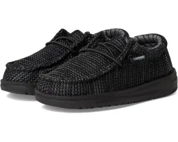 Детские слипоны Hey Dude Wally Stretch Sox с эластичными шнурками