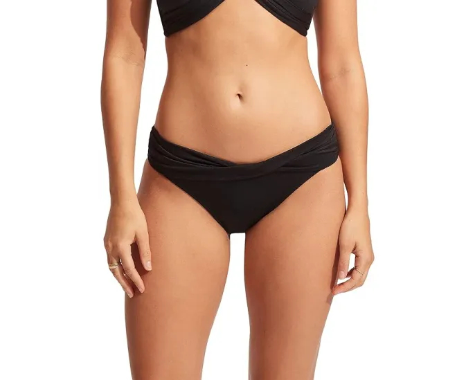 Трусы-хипстеры Seafolly Eco Collective с закрученной резинкой из переработанного нейлона