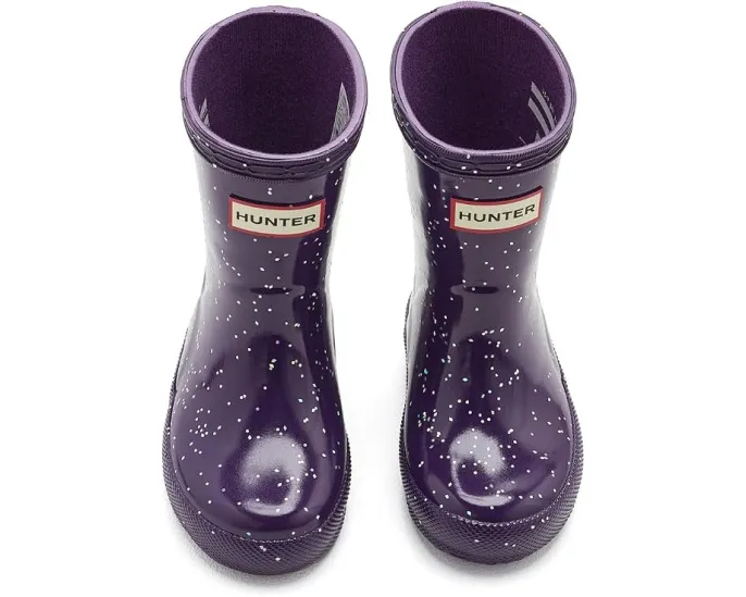 Детские сапоги Hunter First Giant Glitter с блестками