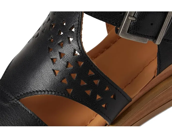 Сандалии Miz Mooz Chessy на клиновидной подошве с геометрическими вырезами