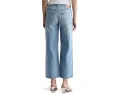 Джинсы Saige Mid-Rise Wide Leg Crop AG Jeans из Kings River с расклешенным низом