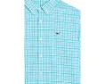 Рубашка Vineyard Vines Tiki Torch Plaid Performance из хлопка в клетку