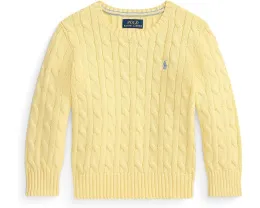 Свитер Polo Ralph Lauren для детей из хлопка с косой вязкой