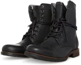 Ботинки Steve Madden Troopah-C с гладкой кожей и боковой молнией