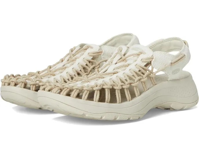 Сандалии KEEN Uneek Astoria Canvas с эластичными шнурками и пеной для амортизации