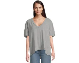 Футболка Free People Nina с V-образным вырезом оверсайз