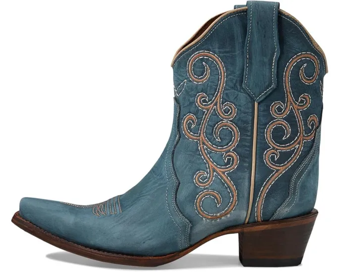Сапоги Frye L6068 с вышивкой и состаренной кожей