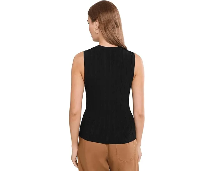 Manhattan Rib Button Cardi кардиган Sanctuary в черном цвете