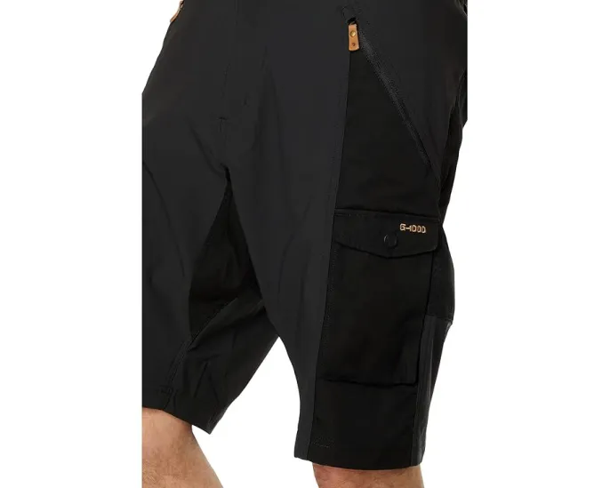 Технические шорты Fjällräven Abisco Short для треккинга с карманами и тканью G-1000
