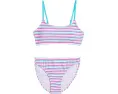 Подростковый бикини-кроп Snapper Rock Kids Sorbet Stripe с UPF50+