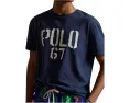Хлопковая футболка Polo Ralph Lauren с принтом свободного кроя
