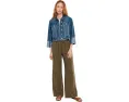 Petite Bracelet Length High Cuff Trucker Jeans Jacket