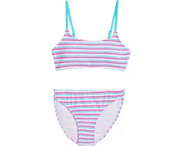 Подростковый бикини-кроп Snapper Rock Kids Sorbet Stripe с UPF50+