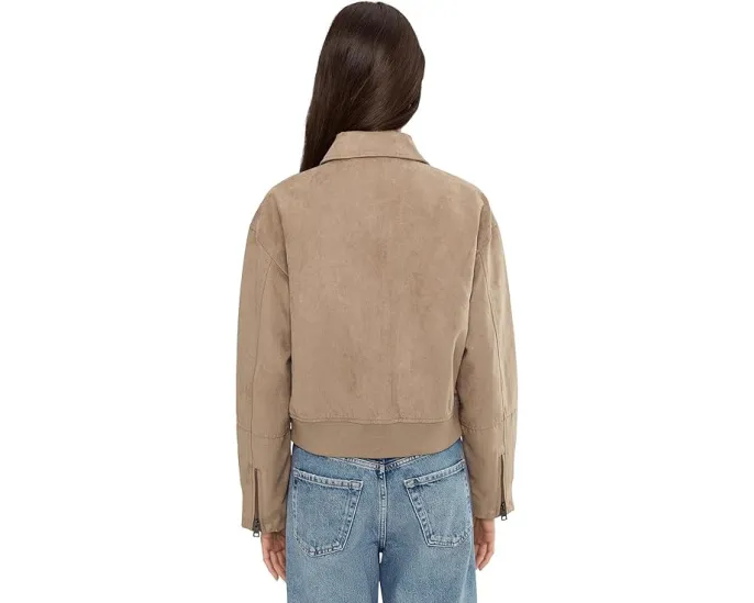 Куртка-бомбер Levi's из искусственной замши с отложным воротником