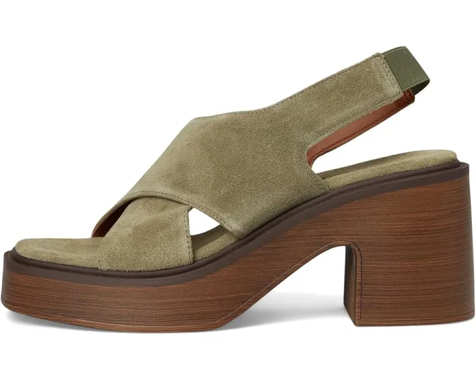 Сабо Cora Platform на платформе с ремешками из замши от Free People