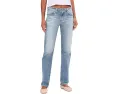 Джинсы Sandra Low Rise Slim Straight с низкой посадкой и прямым кроем в цвете 15 Years Aviator