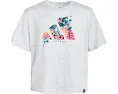 Футболка adidas Kids с принтом в виде сердец и спортивных мячей