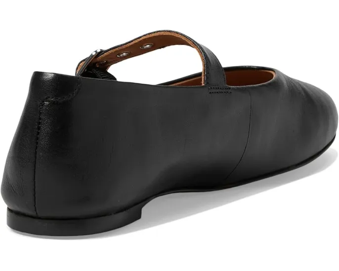 Балетки Madewell Hera Grommet Mary Jane из натуральной кожи с пряжкой