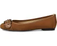 Балетки French Sole Ditto из замши с декоративной пряжкой