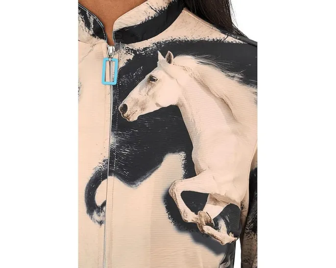 Длинная блузка Jamie Sadock с длинным рукавом и принтом Spirit