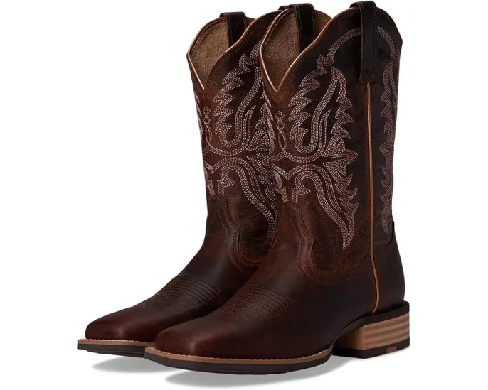Ковбойские сапоги Ariat Olena Western с широким квадратным носком и подошвой SMARTLITE
