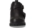 Детские ботинки Kylee от Nina Kids с квадратным носком Black Tumbled