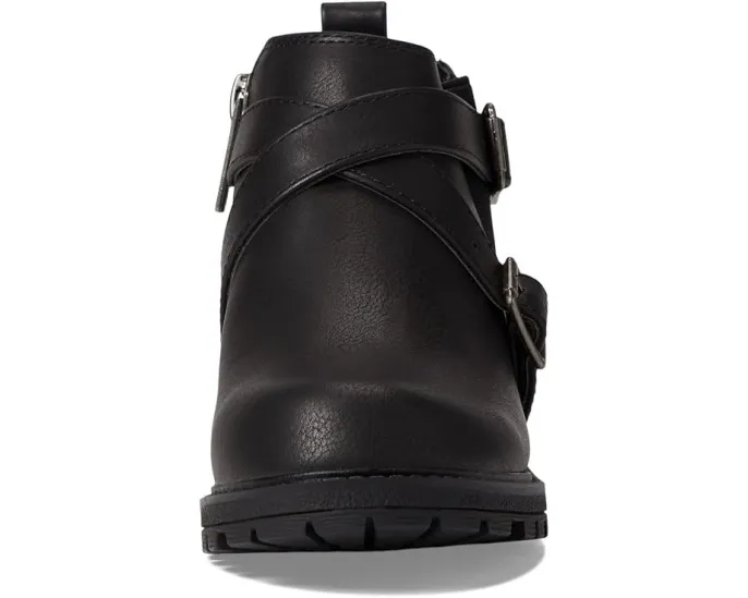 Детские ботинки Kylee от Nina Kids с квадратным носком Black Tumbled