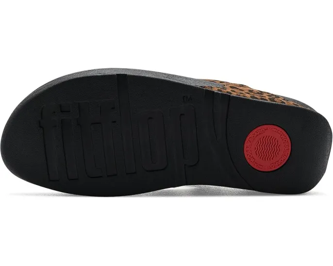 Сандалии Lulu из замши с леопардовым принтом FitFlop