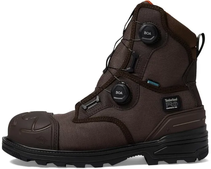 Ботинки Timberland PRO Magnitude BOA 8 дюймов (20.32 см) с композитным защитным носком водонепроницаемые и стойкие к проколам
