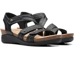 Босоножки Clarks Calenne Clara на клине с ремешками из кожи