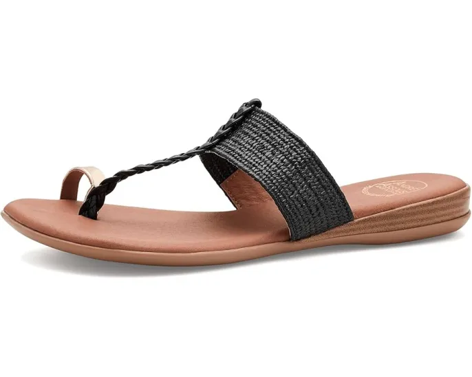 Летние сандалии Andre Assous Neo с кольцом для пальца и эластичным ремешком