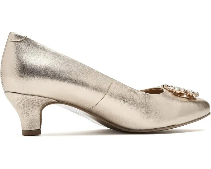 Лодочки Kate Bridal от Trotters с брошью и каблуком-рюмочкой