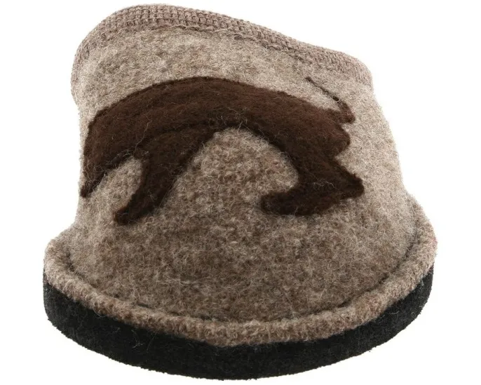 Тапочки Haflinger Doggy Slipper в виде собачки с войлочной подошвой