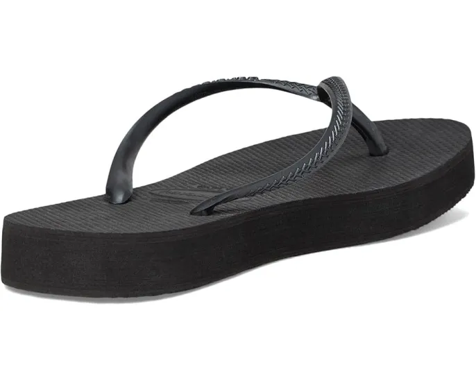 Сланцы Havaianas на платформе с амортизирующей стелькой