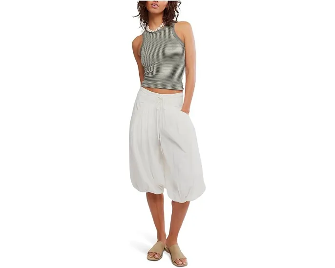 Топ Free People So Soft Seamless Modal Stripe Tank с принтом в полоску