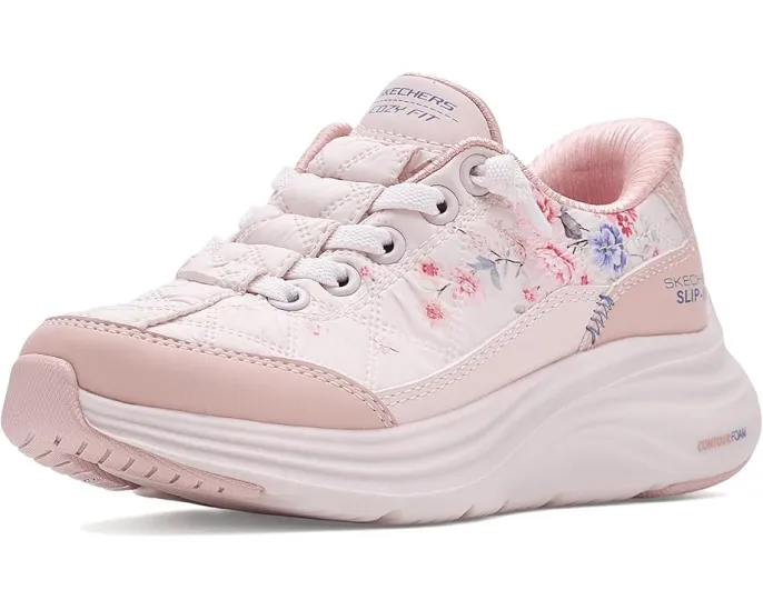 Детские туфли SKECHERS KIDS Hands Free Slip-Ins с цветочным дизайном