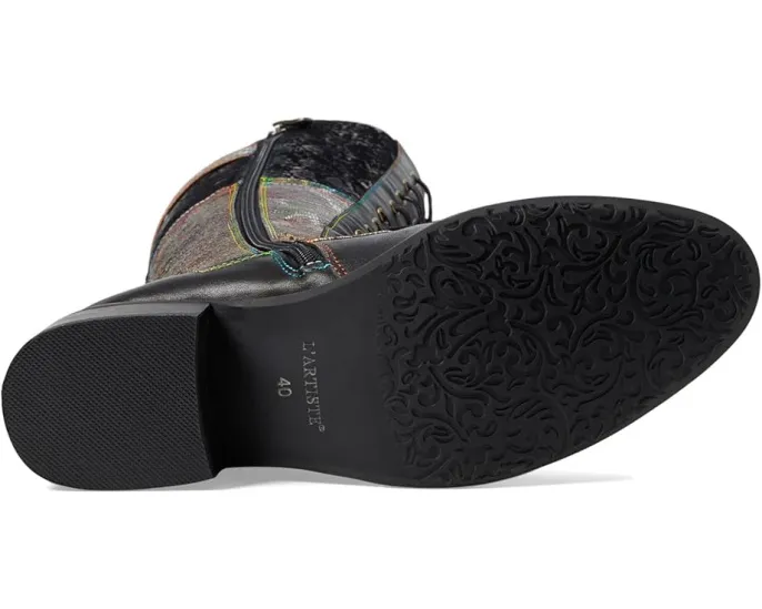 Ботинки L'Artiste Vaneyck до середины икры с металлическим верхом и застежкой на молнии