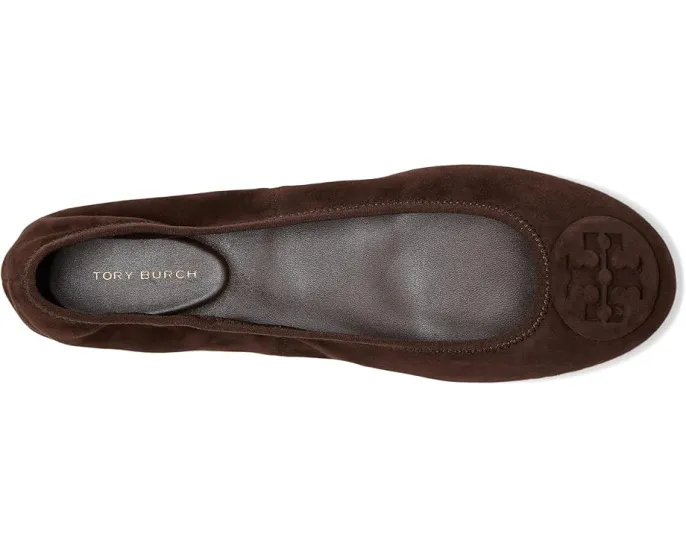 Дорожные балетки Tory Burch Reva Travel с логотипом Double T и стелькой для комфорта
